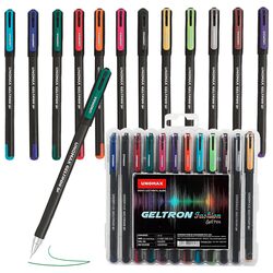 Unomax Geltron Fashion Gel Pen - Set of 12